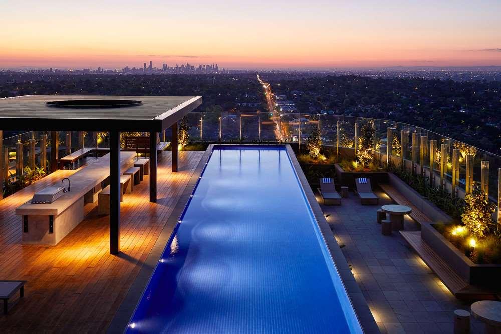 Art Series - The Chen Box Hill Facilități foto The rooftop pool at the West Hollywood Edition